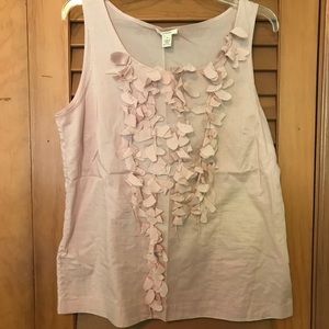 J.CREW Petal Vine Sleeveless Top